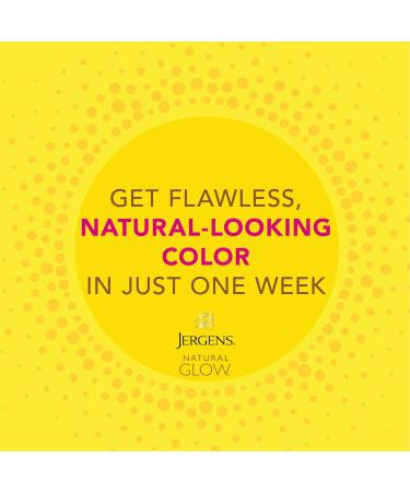 Jergens Natural Glow Sunless Tanning Lotion | Medium to Tan Skin | 7.5oz Daily Moisturizer with Antioxidants & Vitamin E - International Shipping Available - Buy Online on SooperMarket.com