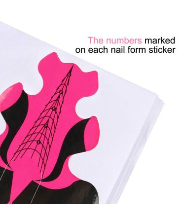 Rotekt 100pcs Nail Forms for Nail Extension - UV Builder Gel Paper Tray & Nail Art Accessories for Perfect Nails | International Shipping Available - Buy Online on SooperMarket.com