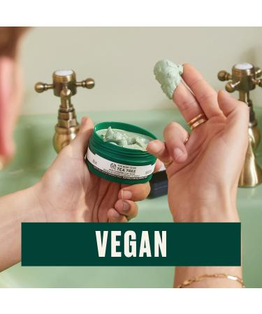 The Body Shop Tea Tree Skin Clearing Clay Mask - Purifying & Refreshing Vegan Formula - 3.85 oz - Buy Online on SooperMarket.com