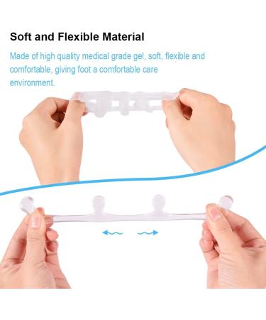 Toe Separators & Straightener for Pain Relief, Overlap Prevention - Flexible Footcare Solution - Buy Online on SooperMarket.com