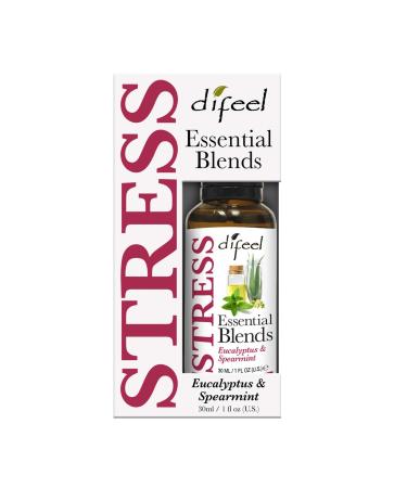 Difeel 100% Natural Essential Oil Blends - Stress 1 oz.