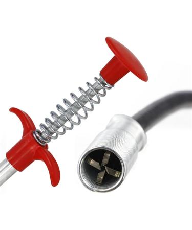 60cm Spring Pipe Dredging Tool - Metal Wire Drain Cleaner Stick for Kitchen Sink & Sewer Clog Removal | International Shipping Available - Buy Online on SooperMarket.com