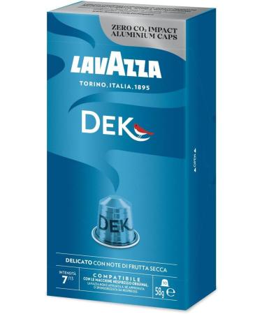 Nespresso Compatible Lavazza Dek 10 Aluminium Coffee Capsules (2) - Buy Online on SooperMarket.com