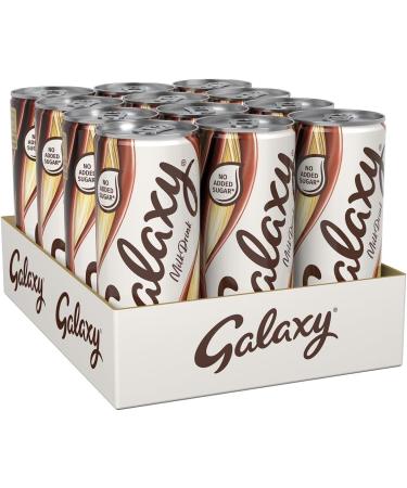Galaxy Milk Chocolate Ready To Drink Can 250ml (Pack of 12) by Shop4Less