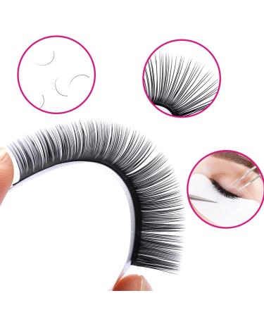 Professional Classic Individual Eyelash Extensions - 0.07mm D Curl Mix (8-14mm) - Natural Look - International Shipping Available - Buy Online on SooperMarket.com