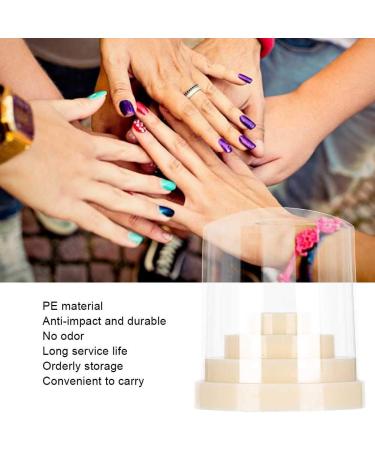 Nail Drill Bits Holder Polishing Grinding Wheel Bits Head Holder Nail Drill Holde 48 Holes for Nail Art Drill Bits for Nail Salon Nail Art School(MTJ-3/beige) - Buy Online on SooperMarket.com