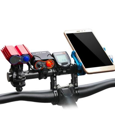 GUB 31.8MM Carbon Fiber Bike Handlebar Extender - Long Extension for Light, Computer, Phone Mount Bracket - Buy Online on SooperMarket.com