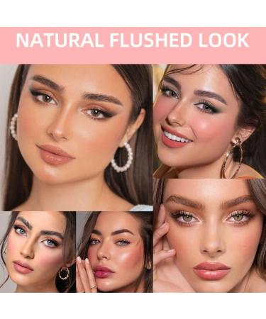 Xcreando Blush Makeup Soft Cream Blush for Cheeks Matte Blush Stick for Cheek Eye Lip Skin Tint Dewy Finish Weightless Natural-Looking (#1 morning rose) - Buy Online on SooperMarket.com