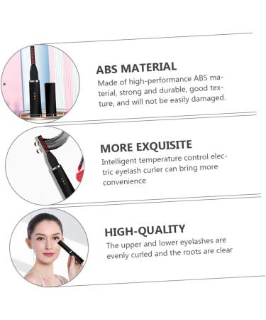 Didiseaon 1pc Eyelash Curler Eyelash Makeup Tool Practical Eyelash Curling Tool Electric Eyelash Brush Electric Eyelash Tool Electric Eye Curler Abs Cosmetic Hair Curler 14.2X1.9X.9CM - Buy Online on SooperMarket.com