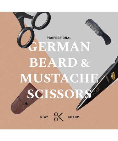 ONTAKI 3 Scissors Pack: German Beard & Mustache, Nose Hair Scissors Set - Buy Online on SooperMarket.com