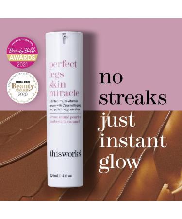 Perfect Legs Skin Miracle Tinted Serum - 120mL with Vitamin C, Caramel, and Arnica - Buy Online on SooperMarket.com