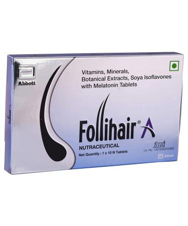 Satisfactory Nation Pack of 2 Follihair 10 Tablet Each Pack