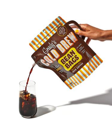 Grady's Cold Brew Coffee Spouch with 2 Bean Bags + Pour Bag - 4 Servings 4oz (Pack of 1) - Buy Online on SooperMarket.com