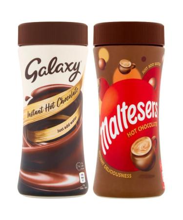 Hot Chocolate Bundle with Maltesers Instant Hot Chocolate 250g and Galaxy Hot Chocolate 255g (2 Pack)