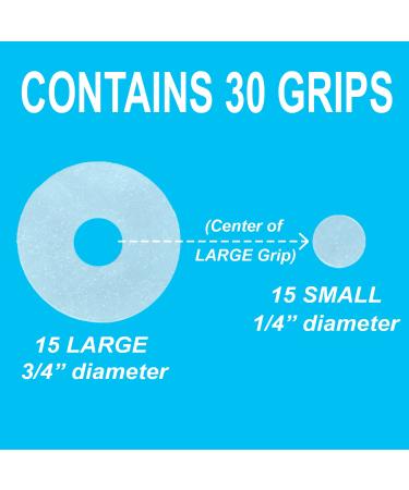 Ultima Sure Grips Non-Slip Ruler Grip Rings - 30 Rings for Quilting & Patchworking - Buy Online on SooperMarket.com