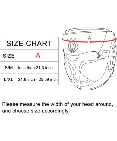 FitsT4 Boxing Headgear | Sparring Head Guard for Martial Arts Training | PU Leather | Large-X-Large - Buy Online on SooperMarket.com
