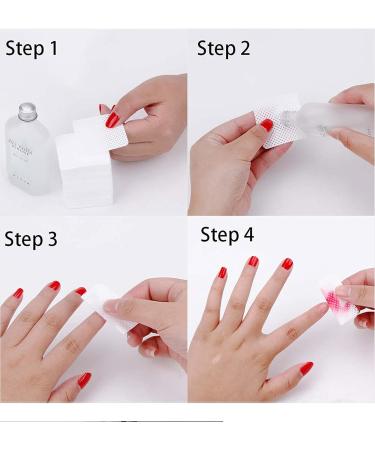 YIMART 200pcs Nail Polish Remover Cotton Wipes - Absorbent & Lint-Free for UV Gel Polish & Eyelash Extensions - Buy Online on SooperMarket.com