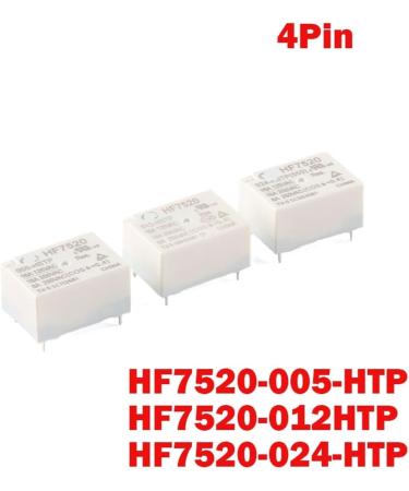 Relay HF7520 005-HTP HF7520 012-HTP HF7520 024-HTP HF7520-012-HTP HF7520-009-HTP HF7520 012 HTP 9V 12V 4PIN 16A 1Pcs (Size : 24VDC) - Buy Online on SooperMarket.com