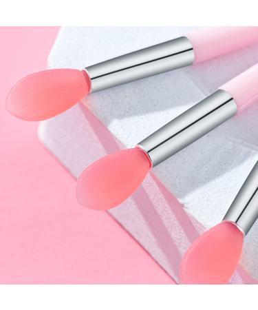 10PCS Portable Silicone Lip Brush Single Soft Head Lipstick Brushes Lip Makeup For Women Girls Silicone Lip Brush Applicator - Buy Online on SooperMarket.com