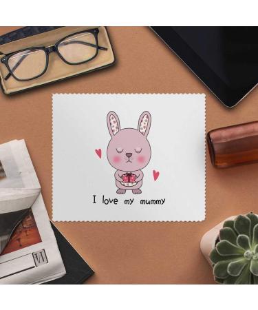 Buy 2 x 'I Love My Mummy' Microfiber Cleaning Cloths - Perfect for Gifts & Home Use - International Shipping Available - Buy Online on SooperMarket.com
