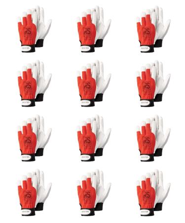 RS Occupation Ecotec Red Hand Assembly Shoes & Leather Work Gloves - ISO CE EN 420 & EN 388 Certified | 12 Pairs Size 7 - Buy Online on SooperMarket.com