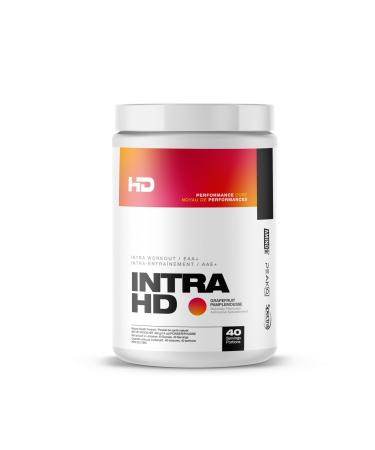 HD MUSCLE IntraHD Intra Workout EAA+ Powder | Increase Endurance Enhance Muscle Recovery Hydration Support | 10g EAAs 2g Taurine 1g Coconut Water Powder | 40 Servings (Grapefruit) Grapefruit 40 Servings