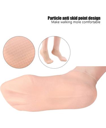 Gel Socks with Essential Oils for Foot Care | Moisturizing Cuffs for Cracked Heels & Pain Relief | XL Size | Ideal for Beauty Salons - Buy Online on SooperMarket.com