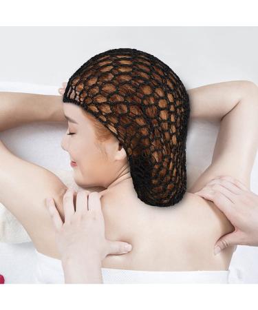 Buy 2 Pack Black Muck-Crochet Hair Network Caps - Soft Rayon Hose Hair Cover & Sleeping Cap for Women | Stylish Hair Jewelry - Buy Online on SooperMarket.com