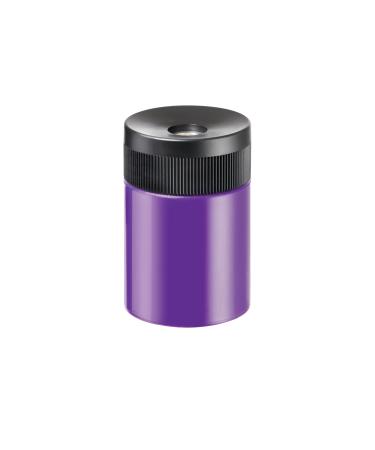 STAEDTLER pencil sharpener  premium quality sharpener with screw-on lid  prevents accidental openings  compact size for pencil case and work-station  511 63BK (Pack of 1)   Assorted colors. 1 Count (Pack of 1)