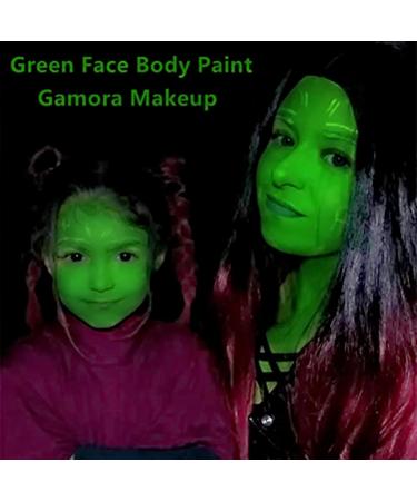 Go Ho 6 Colors Green Face Body Paint Cream Washable Formula Face Painting for Halloween Cosplay Body Paint FX Makeup Palette Professional Face Paint Green Makeup 6 Colors Green Makeup Palette - Buy Online on SooperMarket.com