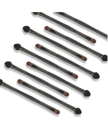 Tosssper 10-Piece Makeup Brush Set - Dual-Ended Eyeshadow Applicators & Beauty Tools for Perfect Eyelashes | International Shipping Available - Buy Online on SooperMarket.com