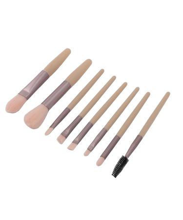 Zetiling Soft Bristle Portable Cosmetic Brush Set - 8PC Ergonomic Brushes for Loose Powder Concealer & Eyeshadow - Perfect Gift for Moms Wives & Friends - Buy Online on SooperMarket.com