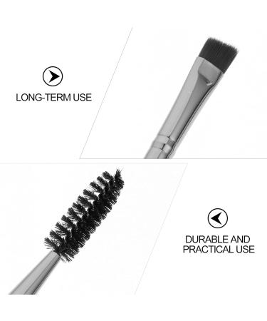 6pcs Eyebrow Brush Set - Eyebrow Spoolie Angled Brush & Mascara Grooming Tool for Perfect Eyebrows | Shop Internationally - Buy Online on SooperMarket.com