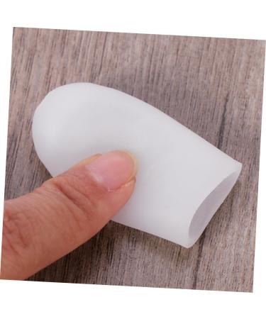 Gel Toe and Thumb Protector Pair for Shoes - White Foot Care Sleeve for Blisters and Comfort - Buy Online on SooperMarket.com