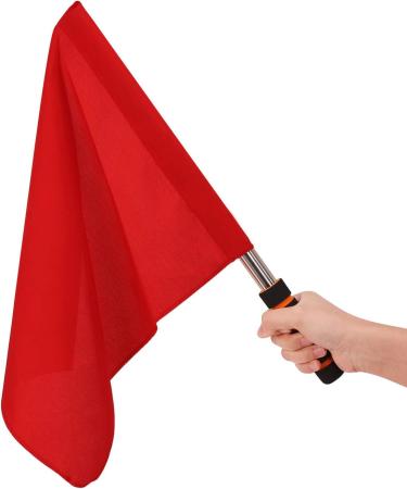 Volleyball Line Judge Flag Set | Sports Referee Flags with Stainless Steel Handle - Buy Online on SooperMarket.com