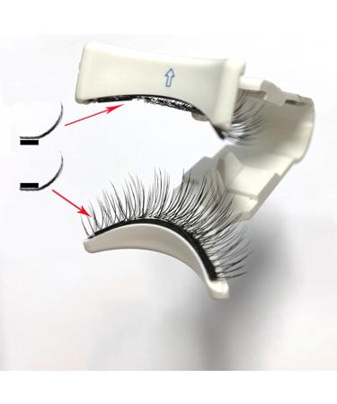 Dalarey Magnetic Lashes kit Reusable double Magnetic Lashes Without Eyeliner No Glue Liner Waterproof Safe Easy to Wear for Essential Commuter Makeup (2 Pairs Natural) - Buy Online on SooperMarket.com