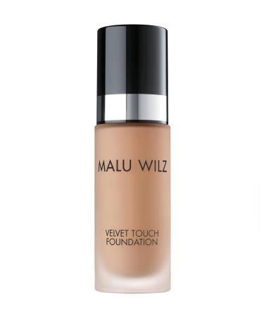 Malu Wilz Velvet Touch Foundation very deep honey 30ml I Skincare Creme Make Up For Flewelos Teint I concealed bumps dark circles wrinkles 30 ml (1 Pack) 18_very deep honey