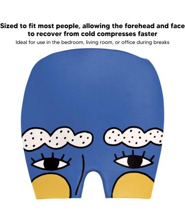 Gel Headache Relief Hat Comfortable Migraine Ice Head Wrap Puffiness Relieving Practical Double Layer for Bedroom(Type C) - Buy Online on SooperMarket.com