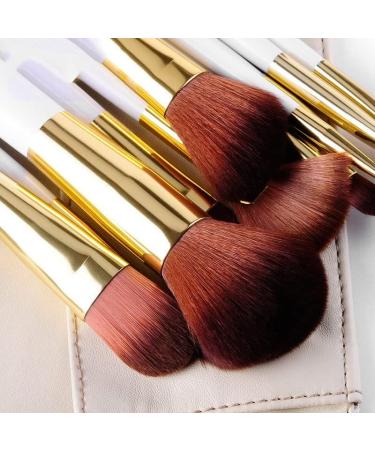 Buy DFHBFG 15-Piece Makeup Brushes Set - Premium White Makeup Tools for Flawless Application | International Shipping Available - Buy Online on SooperMarket.com