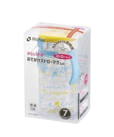 Richell Aqulea Outing Straw Mug 320ml Yellow - BPA Free, Leakproof Design - Buy Online on SooperMarket.com
