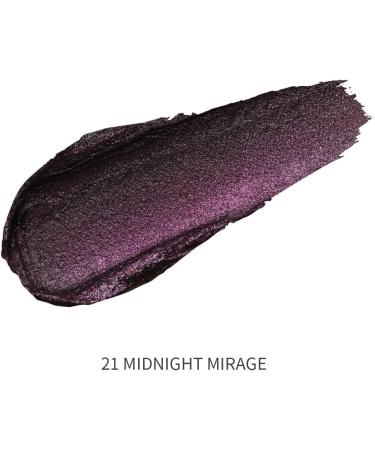 OULAC Metallic Shine Glitter Lipstick Black - Midnight Mirage (21) - Buy Online on SooperMarket.com