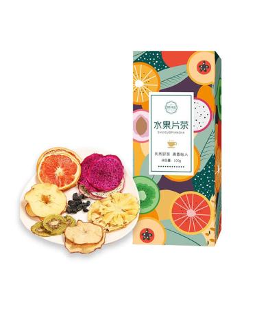 Fruit slice tea (drawer box) 100g (10g*10 packs) Scented tea bag Substitute tea Independent tea bag Combination tea Brewed in water Easy to carry Cold brewed tea Handmade fruit tea Toka tea Daily tea bag ()