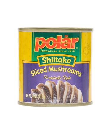 MW polar Sliced Shiitake Mushrooms 4 Ounce (Pack of 12)