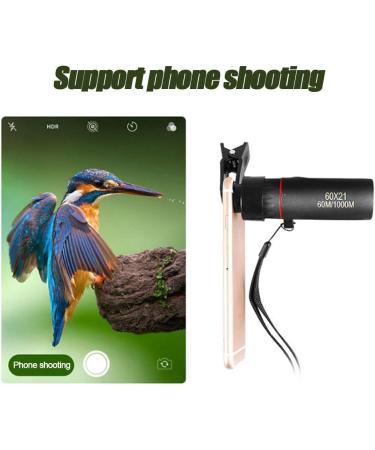ZUZU Babe Pocket Monocular Telescope for Adults - Mini High Powered Handheld Monocular for Bird Watching, Hunting, Camping, Hiking, Live Concerts - Black - Buy Online on SooperMarket.com