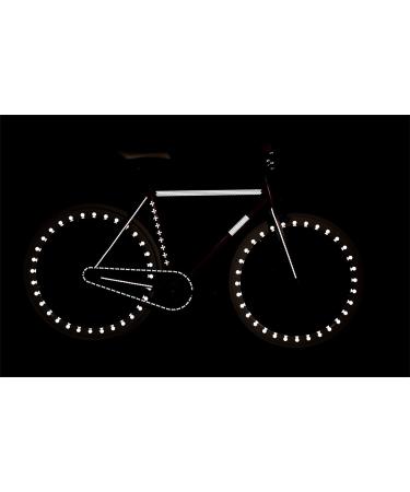RydeSafe Reflective Decals - Flowers Kit White - Buy Online on SooperMarket.com