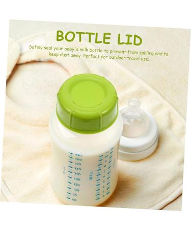 Vaguelly 30 Pcs Baby Bottle Seal Cap Breastmilk Bottles Cap Waterproof Lids for Standard Sized Bottles Girls Water Bottles Baby Water Small Travel Cap Food Grade Pp Mother Greenx3pcs 4.3x4.3x1.5cmx3pcs - Buy Online on SooperMarket.com