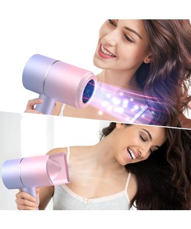 Hojalis Hair Dryer Foldable Travel Hair Dryer Professional Hairdryer Small Hair Dryer Powerful Hair Dryer with Hot and Cold Button Fast Drying Ionic Hairdryer for Women Men Salon Home Travel - Buy Online on SooperMarket.com