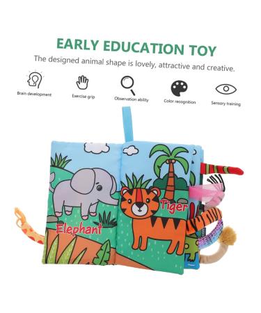 Vaguelly Tear-Resistant Fabric Book Set for Toddlers | Soft Touch & Feel Baby Books | Quiet Book Toys for Babies - Buy Online on SooperMarket.com
