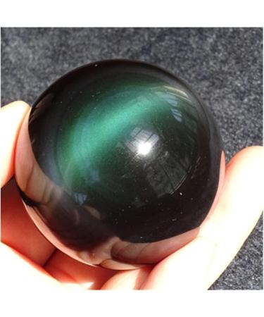 Natural Sphere 1pc Natural Black Obsidian Sphere Large Crystal Quartz Balls for Decorative (Color : 50-60mm) - Buy Online on SooperMarket.com