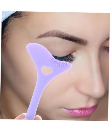 PLAFOPE Eyeliner Stamp Makeup Assistant Tool Eyelash Stencils Reusable Eye Liner Stencils for Eyes Lipstick Applicator Guide Tool Eyeliner Stencils Lower Eye Lash Shield Purple 12.00X6.00X0.50CM Purple - Buy Online on SooperMarket.com